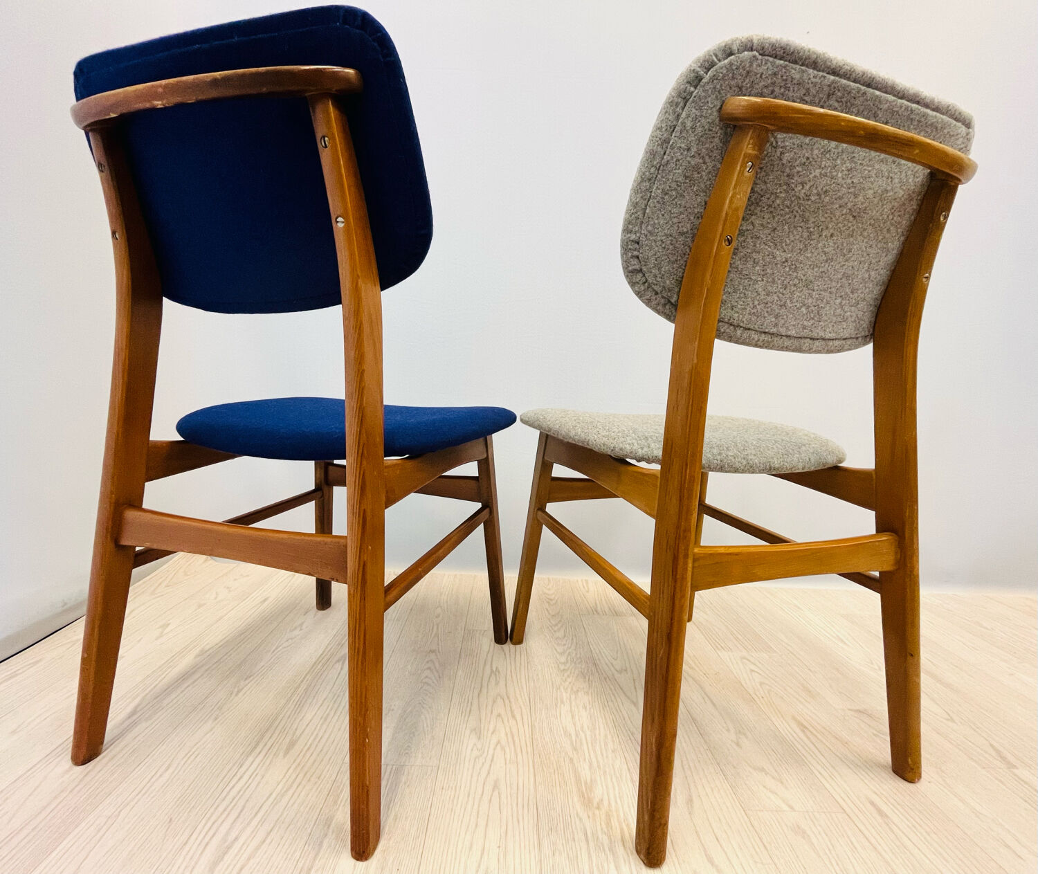 Set of four dining chairs