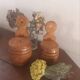 2 vintage wooden boxes.