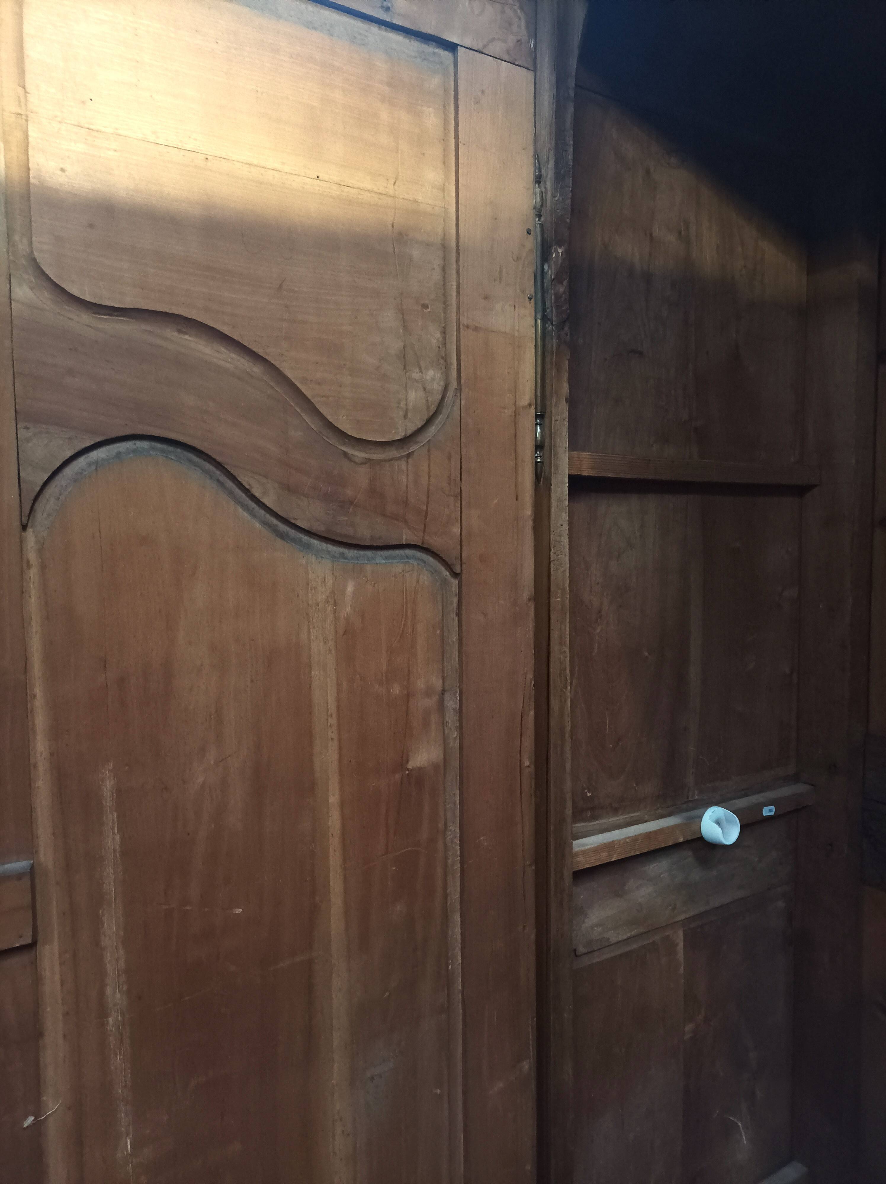 Louis XV wardrobe in light oak