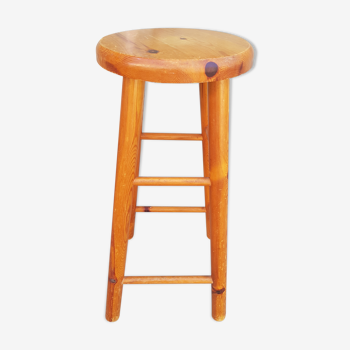 Tabouret haut de bar vintage années 1960 1970