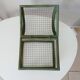 Vintage rattan mesh basket