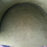 Fauteuil crapaud en velours vert