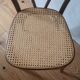Bistro chair in wood and cannage