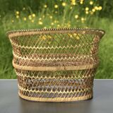 Miniature doll armchair - Vintage rattan sofa