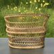 Miniature doll armchair - Vintage rattan sofa