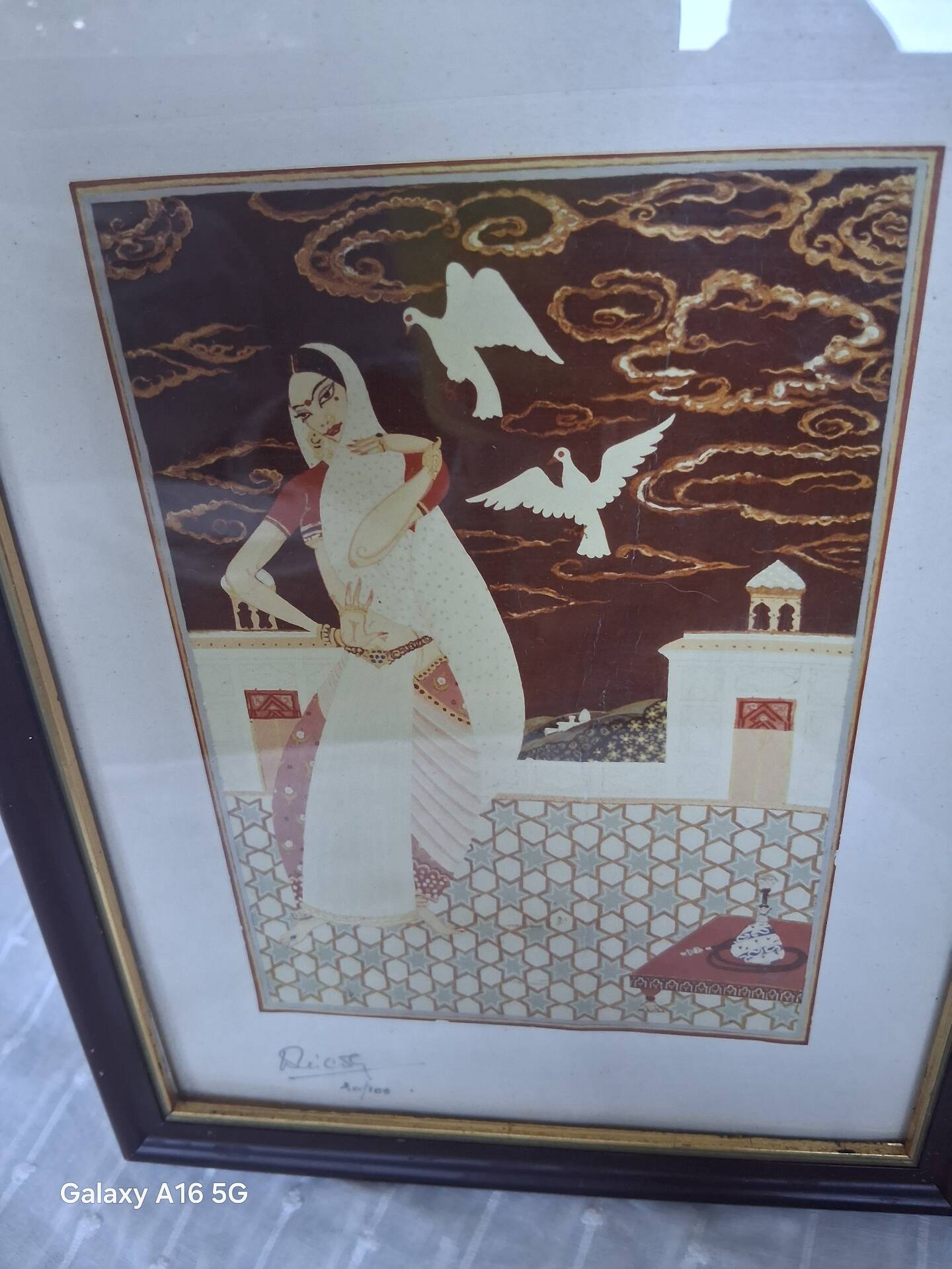 Framed Art Deco print (1920s)