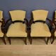 Suite de 4 Fauteuils Bridge, Art Déco – 1940