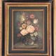 Oil on canvas by henri bonhotal - floral still life