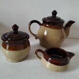 Ensemble théière, pot à lait et sucrier