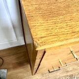 Vintage chest of drawers compass feet