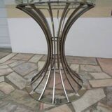 Circular glass dining table in the style of Gastone RINALDI - 70'