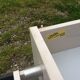 Commode vintage pied tulipe laquée blanc ( Gautier)