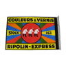 Ripolin-express paint old double-sided advertising enamelled plate