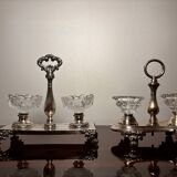Two double cellars including Baccarat Crystal