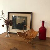 Table basket, folding, vintage