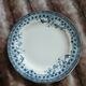 6 antique flat plates in ironstone