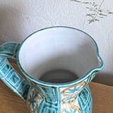 Large vintage ceramic pitcher Vallauris signed Picault in perfect condition