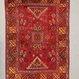 Vintage western turkish rug oriental 183x128 cm tribal carpet
