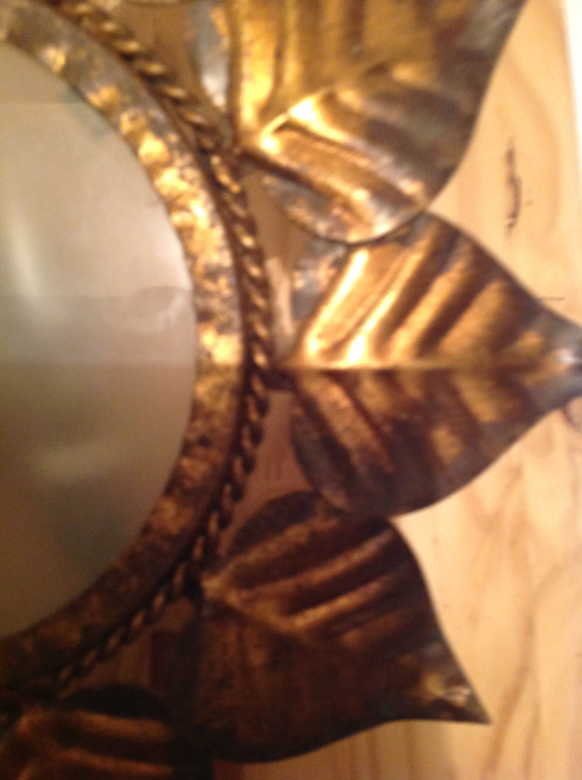 Vintage sun wall lamp