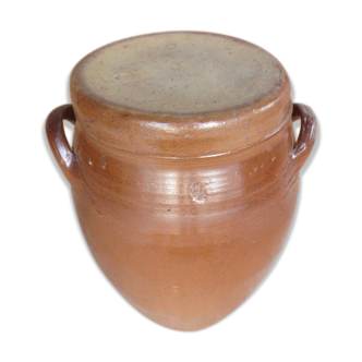 Old stoneware jar