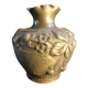 Embossed pewter vase with floral motifs 1930
