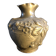 Embossed pewter vase with floral motifs 1930