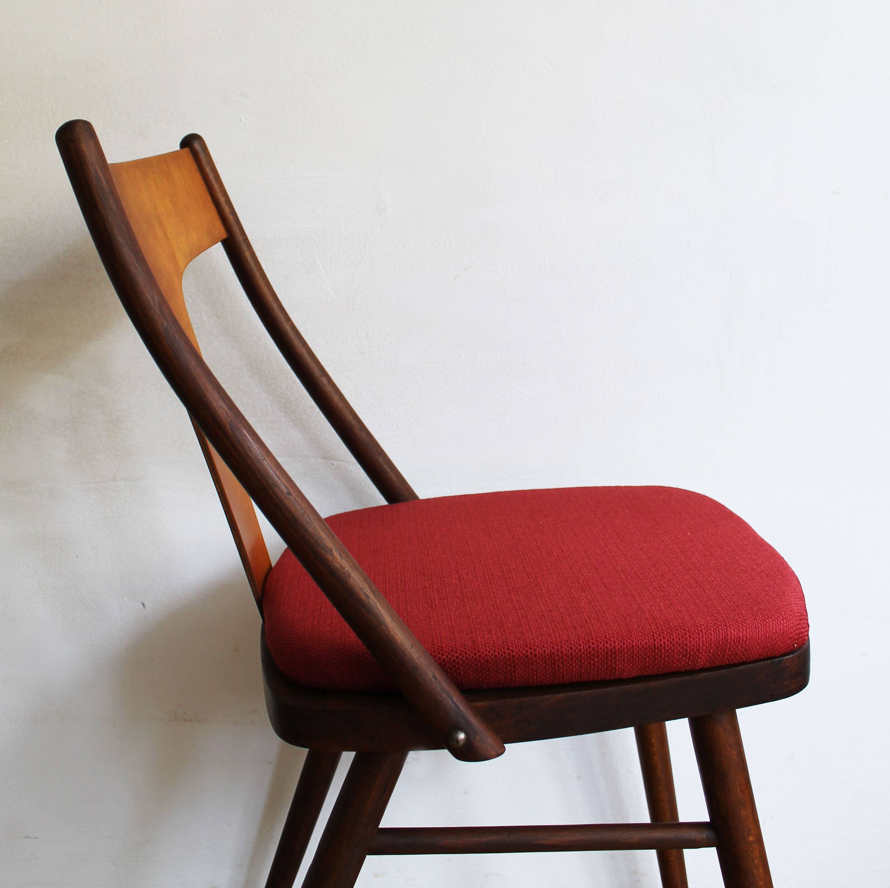 1960s Scandinavian Style Dining Chairs by Mier Topolcany