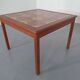 Danish Ceramic and Teak Coffee Table, 1960s