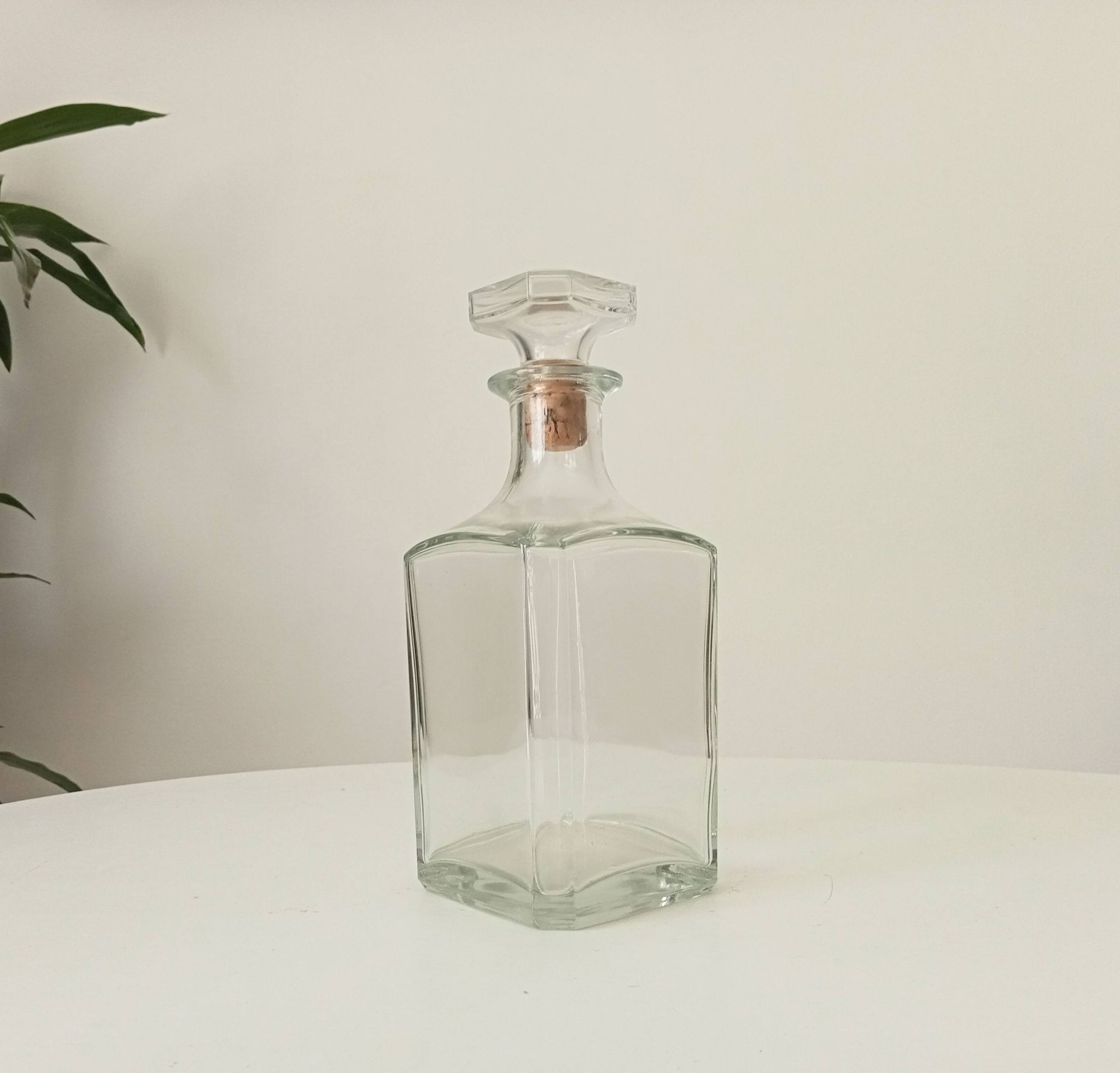 Carafe à whisky ancienne art déco