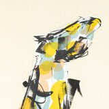 Naked Rider, Colour Lithograph on Paper, 63 x 88 cm