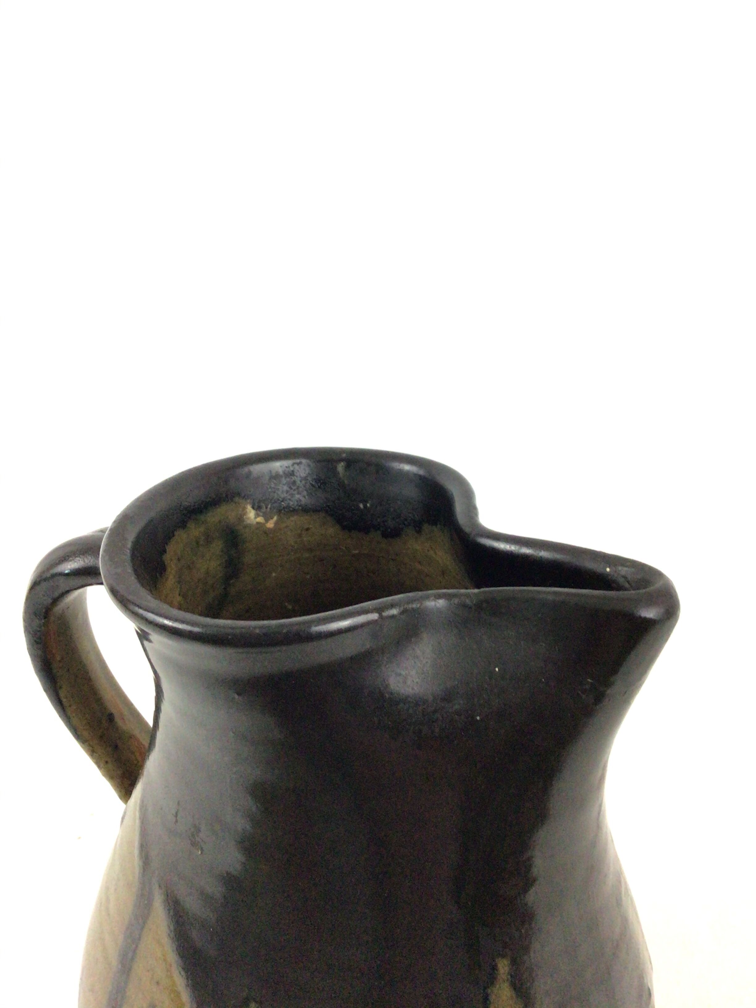 Pitcher In Gres Aristide Mallet Puisaye Debut XXeme