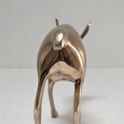 Biche en laiton massif années 80
