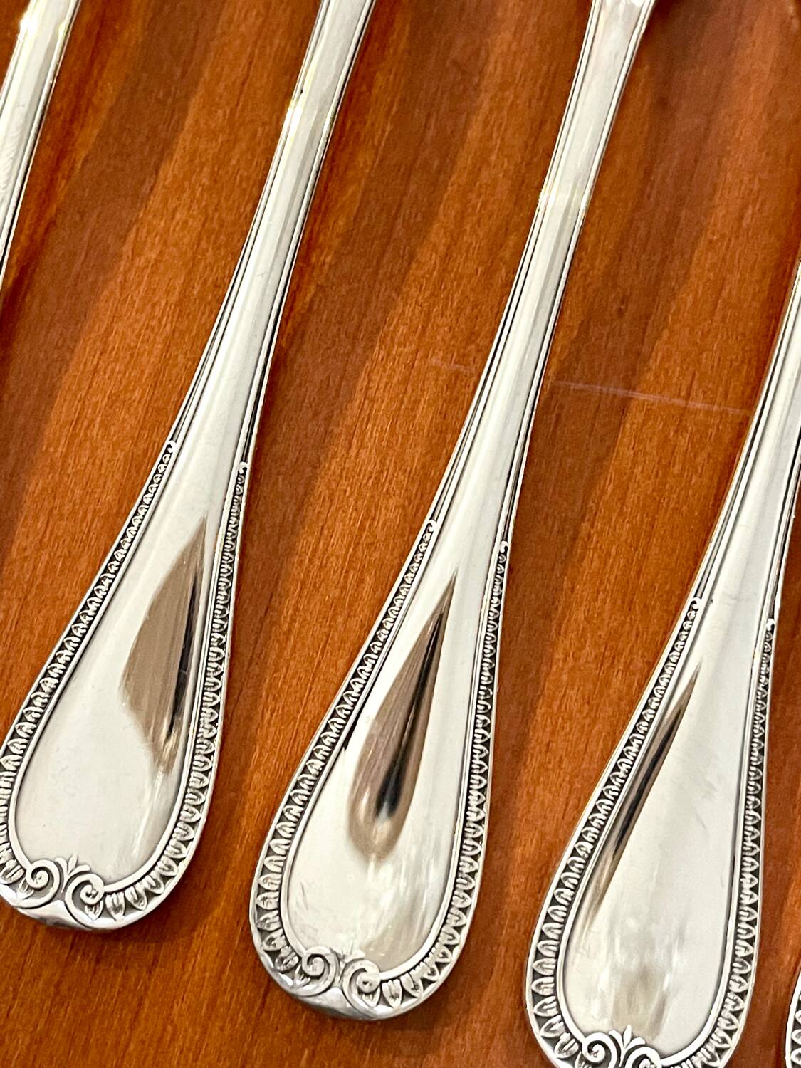 Christofle Malmaison 12 fish cutlery set excellent condition (24 pieces)