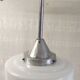 Suspension style Bauhaus globe opaline XL - années 30/40