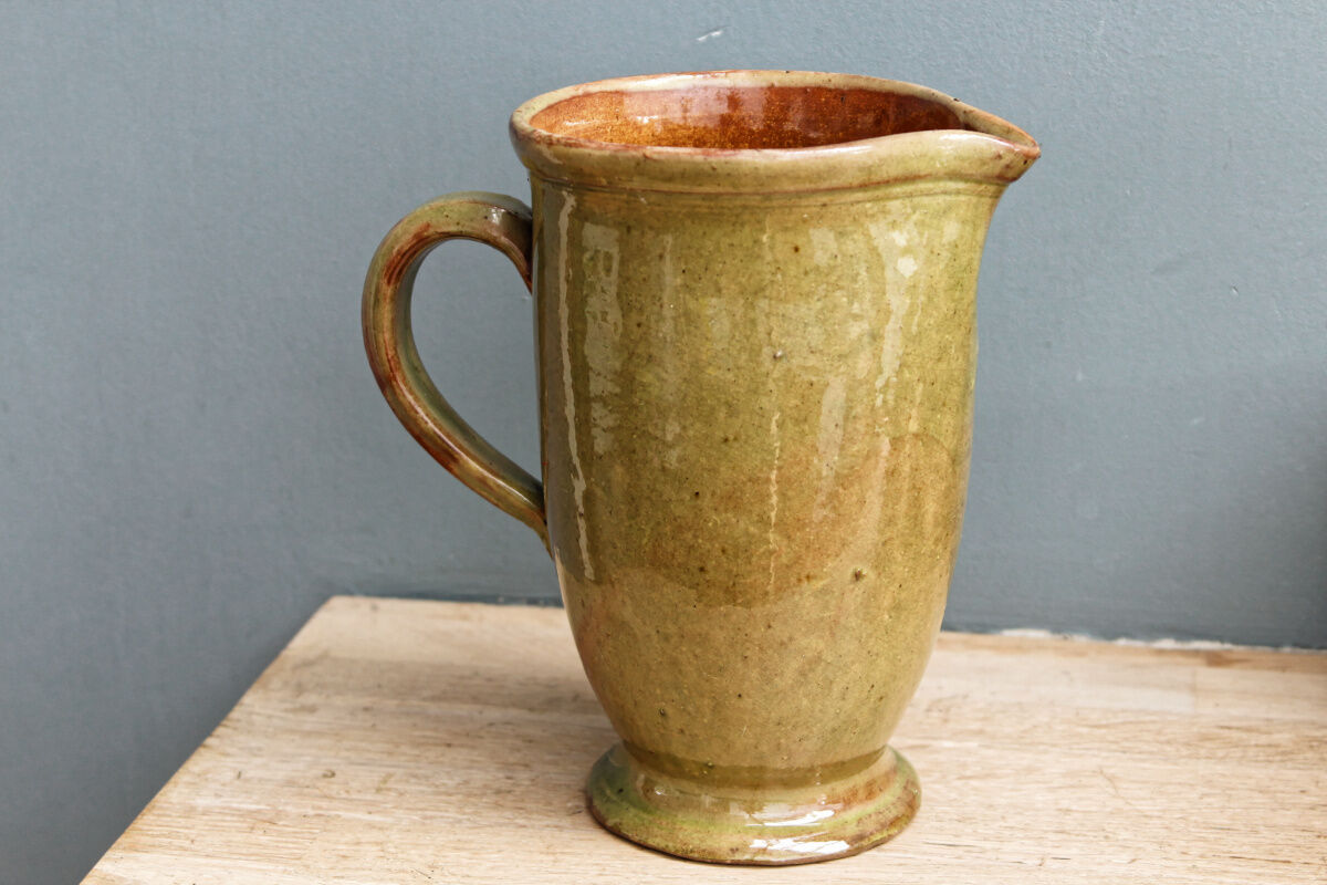 Glazed terracotta orangeade service