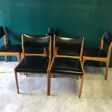 Series of 6 chairs from the 70s
