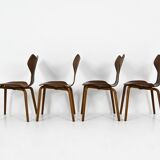 Ensemble de salle à manger par Arne Jacobsen pour Fritz Hansen, années 1950