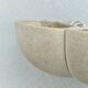 Textured ceramic corner bubble wall lamp, 1970s