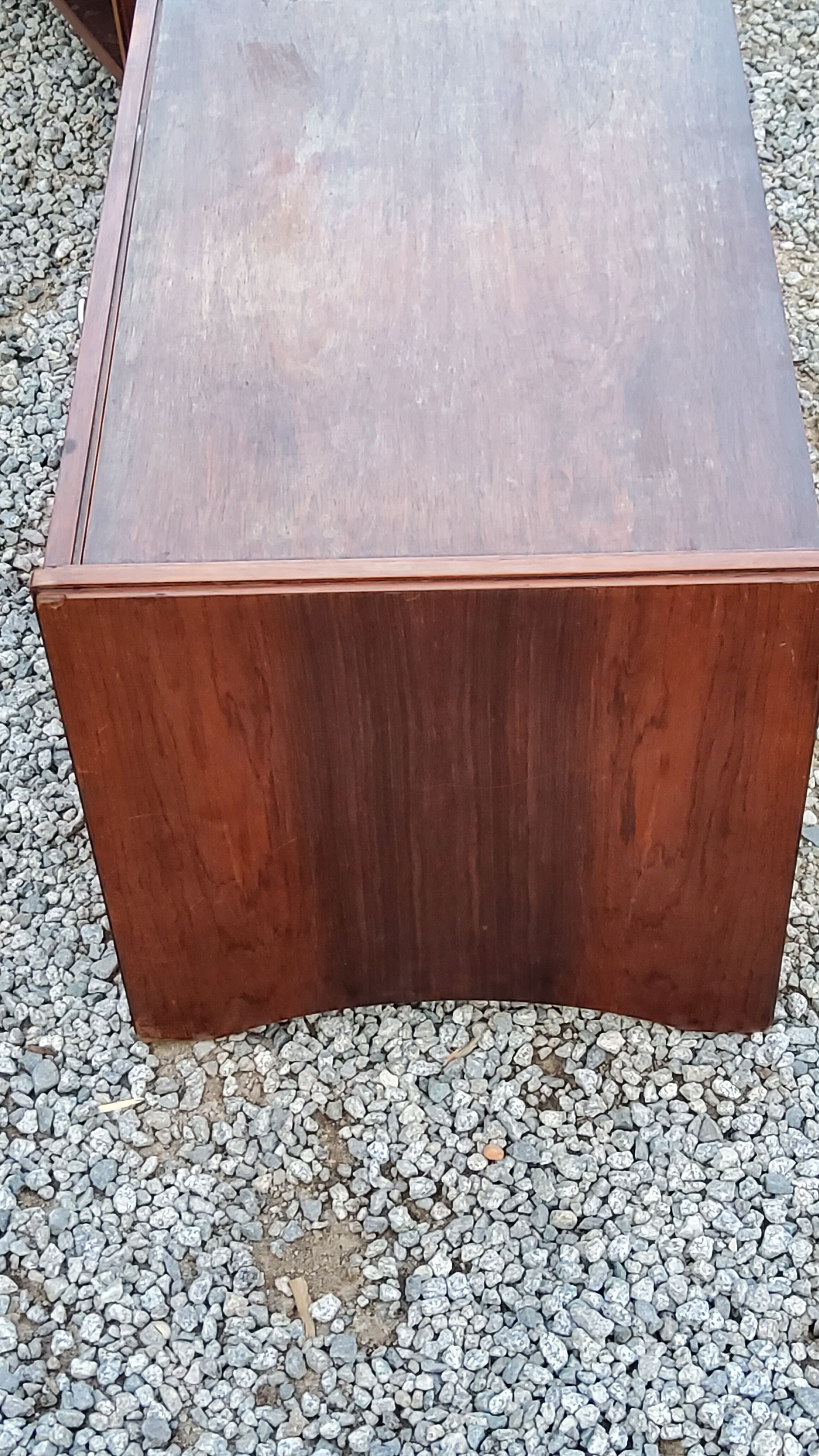 Pair of modernist art deco rosewood bedside tables from the 30s