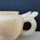 Chinese decorative teapot dragon in cut stone