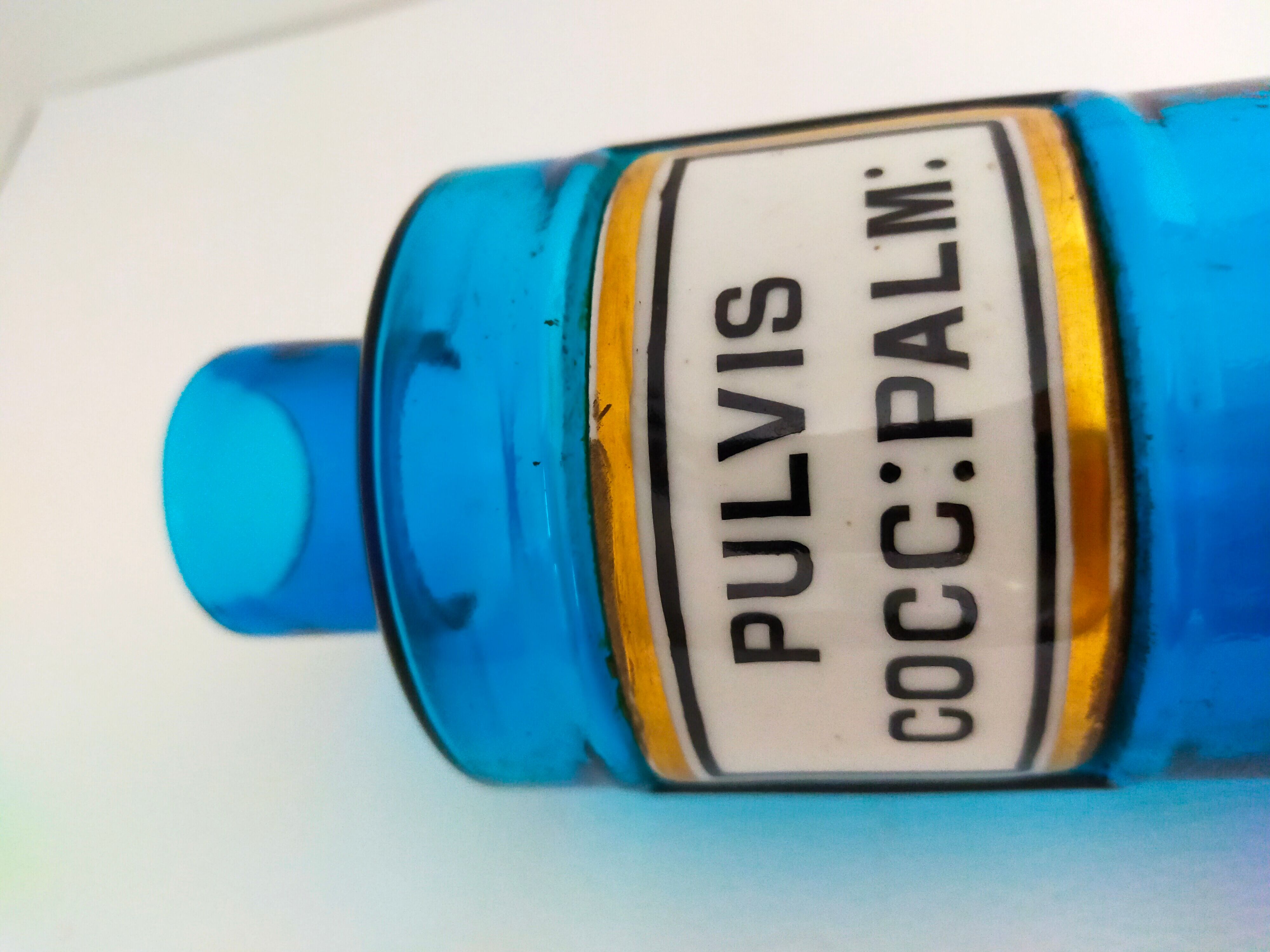 Blue pharmacy pot Tissier Paris Napoleon III