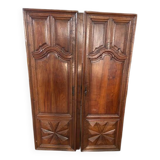 2 old cabinet doors