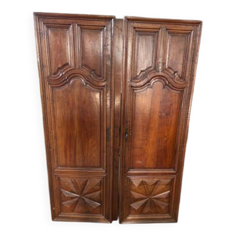 2 old cabinet doors