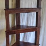 Triangular solid wood coffee table