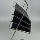 1960s 1970s Newspaper Holder in Metal & Plastic Space Age Design
