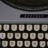 Brother typewriter with his binder - 1960s