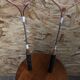 Pair old racket badminton odc wood sport vintage