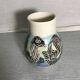 Ancient Ceramics Beige Drawing Zebra MEROSE 98 Signed Vintage