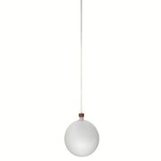 Cascade glass and teak lamp by Uno & Östen Kristiansson for Luxus, Sweden 1960s