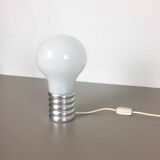 Original 60s glass Mushroon desk light by HONSEL, Germany | midcentury modern. table lamp